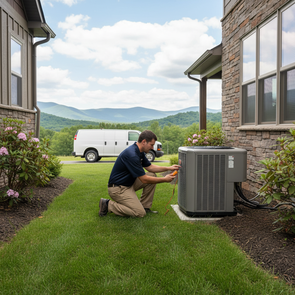 ThermoSTAT Heating & Cooling Electric furnace installation